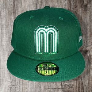 MEXICO New Era Baseball Fitted Hat World Baseball Classic Era Cap 59fifty 7 5/8